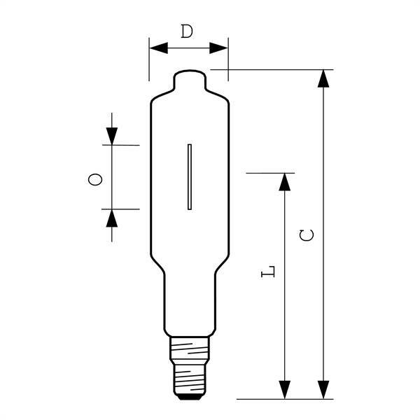 philips philips hpi-t lampada a ioduri metallici attacco e40 2000w luce calda hpit20003ho - foto 2