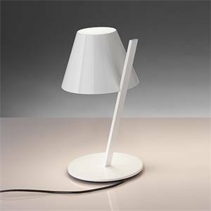 Lampada la petite da tavolo a led 6w colore bianco lucido 1751020a