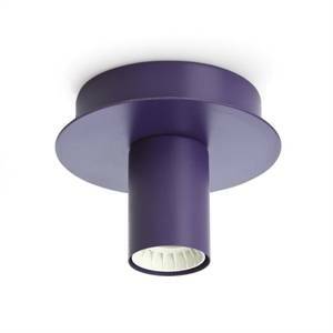 Plafoniera soffitto/parete in metallo e27 60w colore viola 6248vi