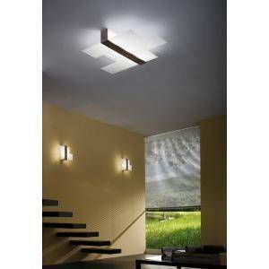 Linea light applique triad 2x57w attacco e27 luce calda 90230