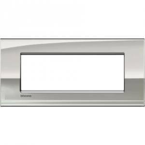 Livinglight air placca 7 moduli colore palladio lucido lnc4807pl